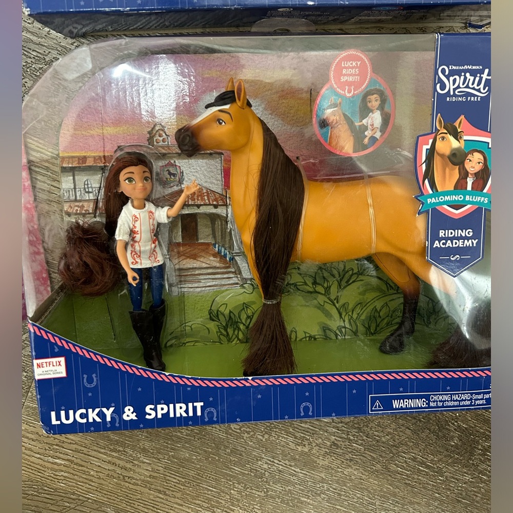 : * Spirit Riding Academy Lucky & Spirit ***Box is scuffed